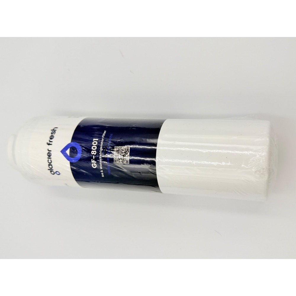 Glacier Fresh GF-8001 Refrigerator Water Filter Replacement White NSF Certified